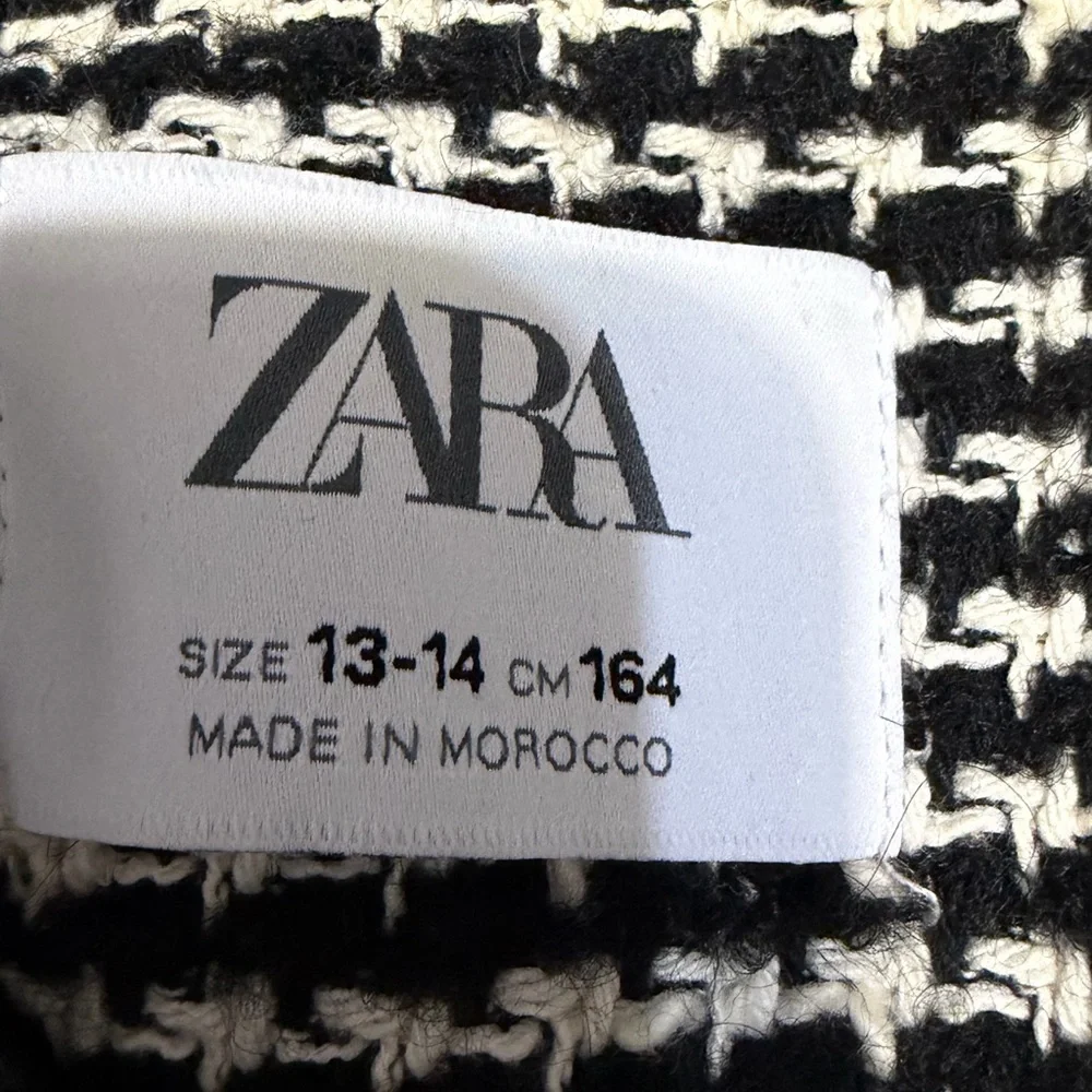 Zara kids houndstooth